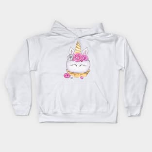 Unicorn-icecream Kids Hoodie